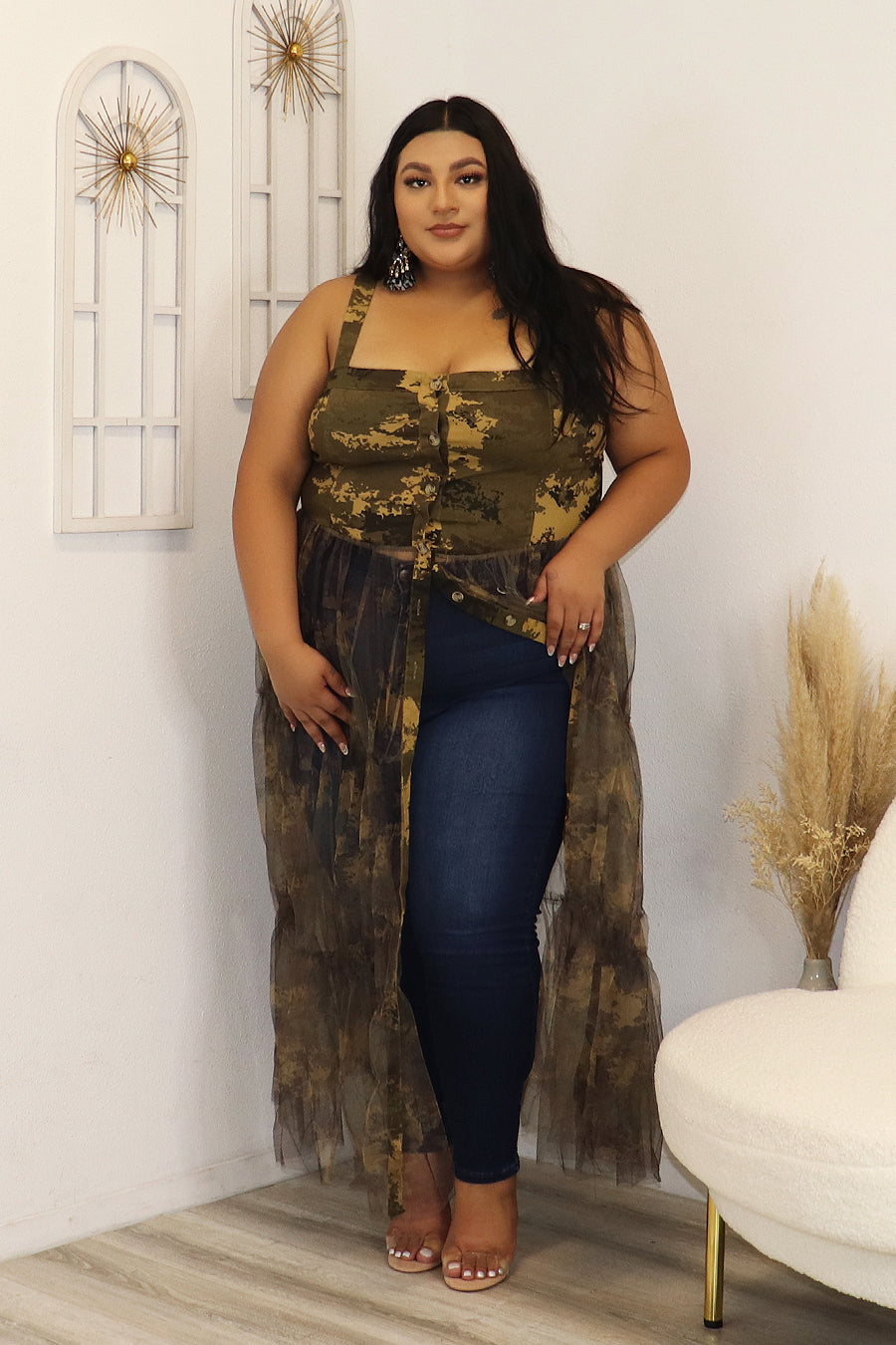 Carla Tulle Bottom Top Multi Divas Plus