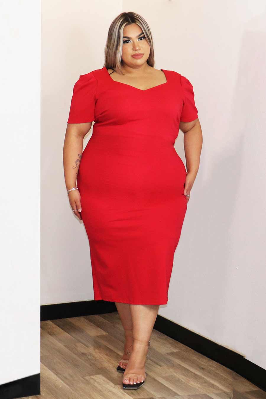 Sandra Midi Dress Divas Boutique
