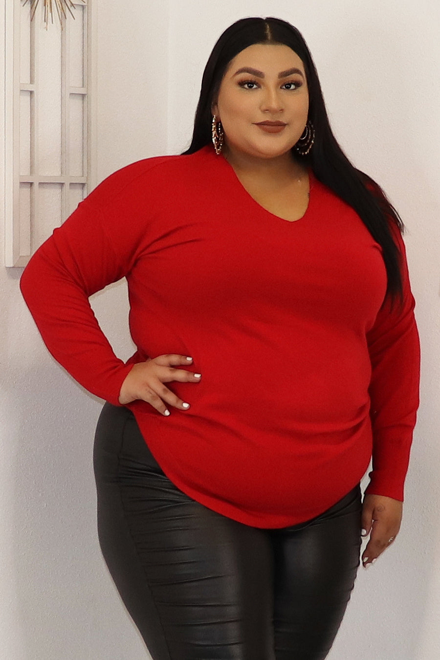Keziah Sweater Top Divas Plus