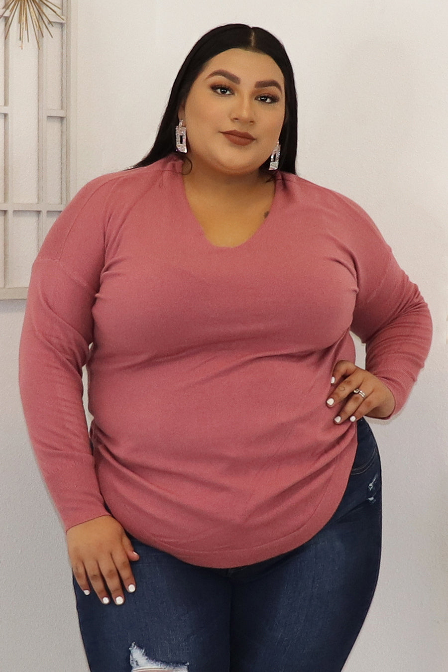 Keziah Sweater Top Divas Plus