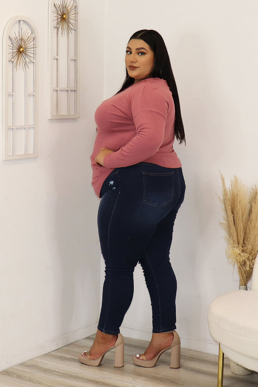 Keziah Sweater Top Divas Plus