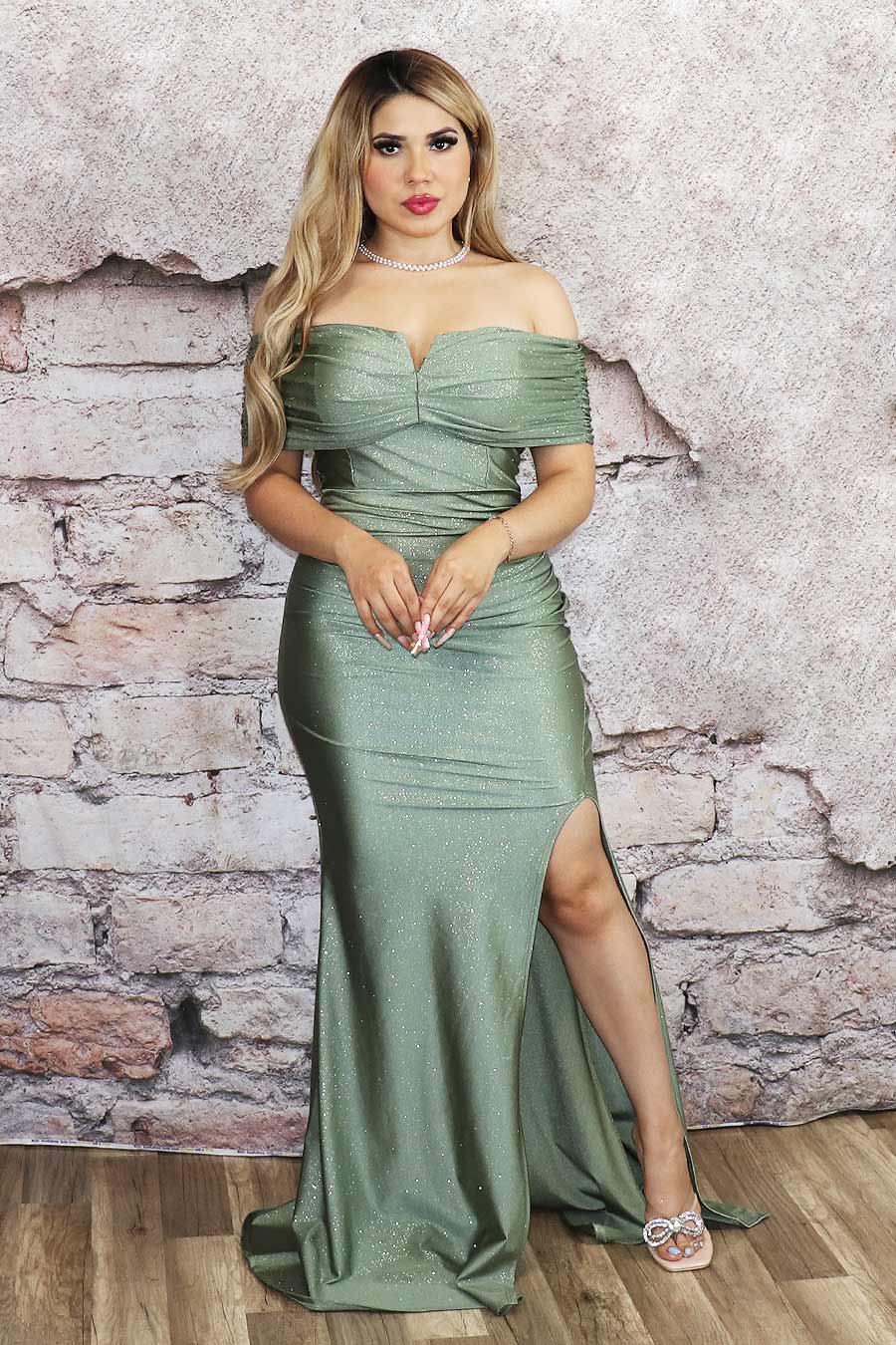 Arielle Gliterry Dress Divas Plus Boutique