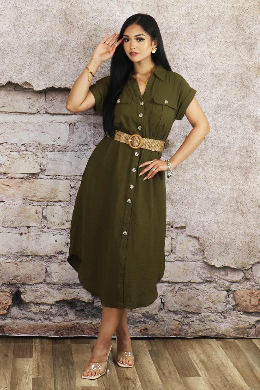 Edith Midi Dress Divas Plus Boutique
