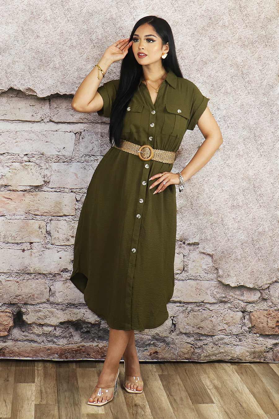 Edith Midi Dress Divas Plus Boutique