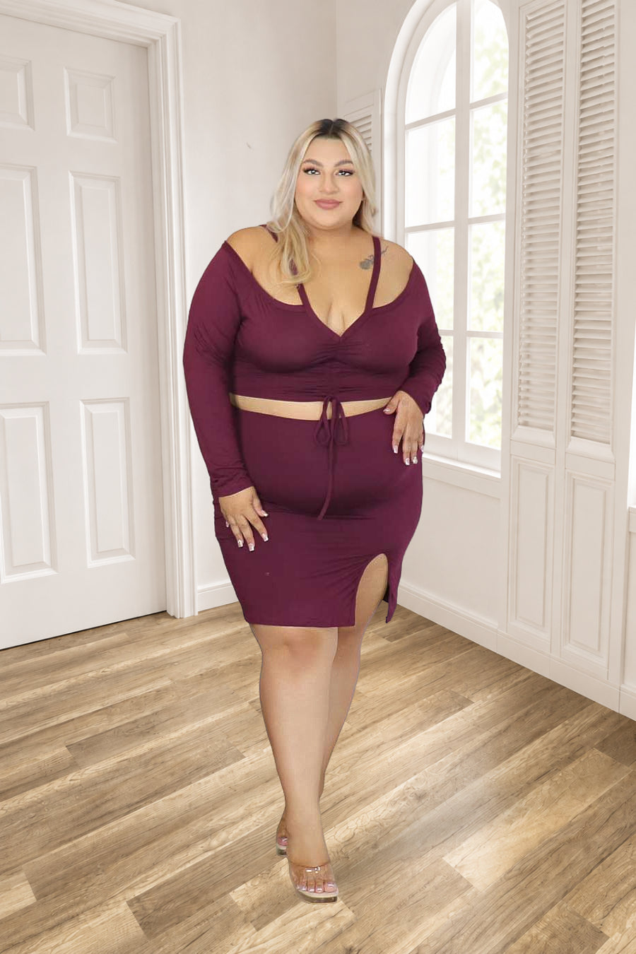 Camila Plus Size Matching Set | Divas Fashion Boutique