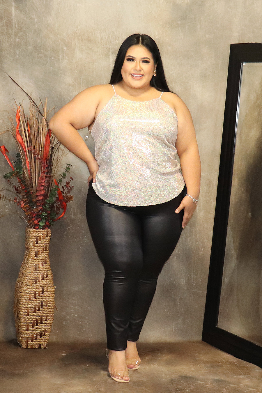 Eugenia Metalic Top Divas Plus