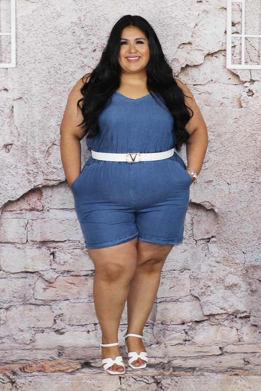 Noelle Romper Divas Plus Boutique