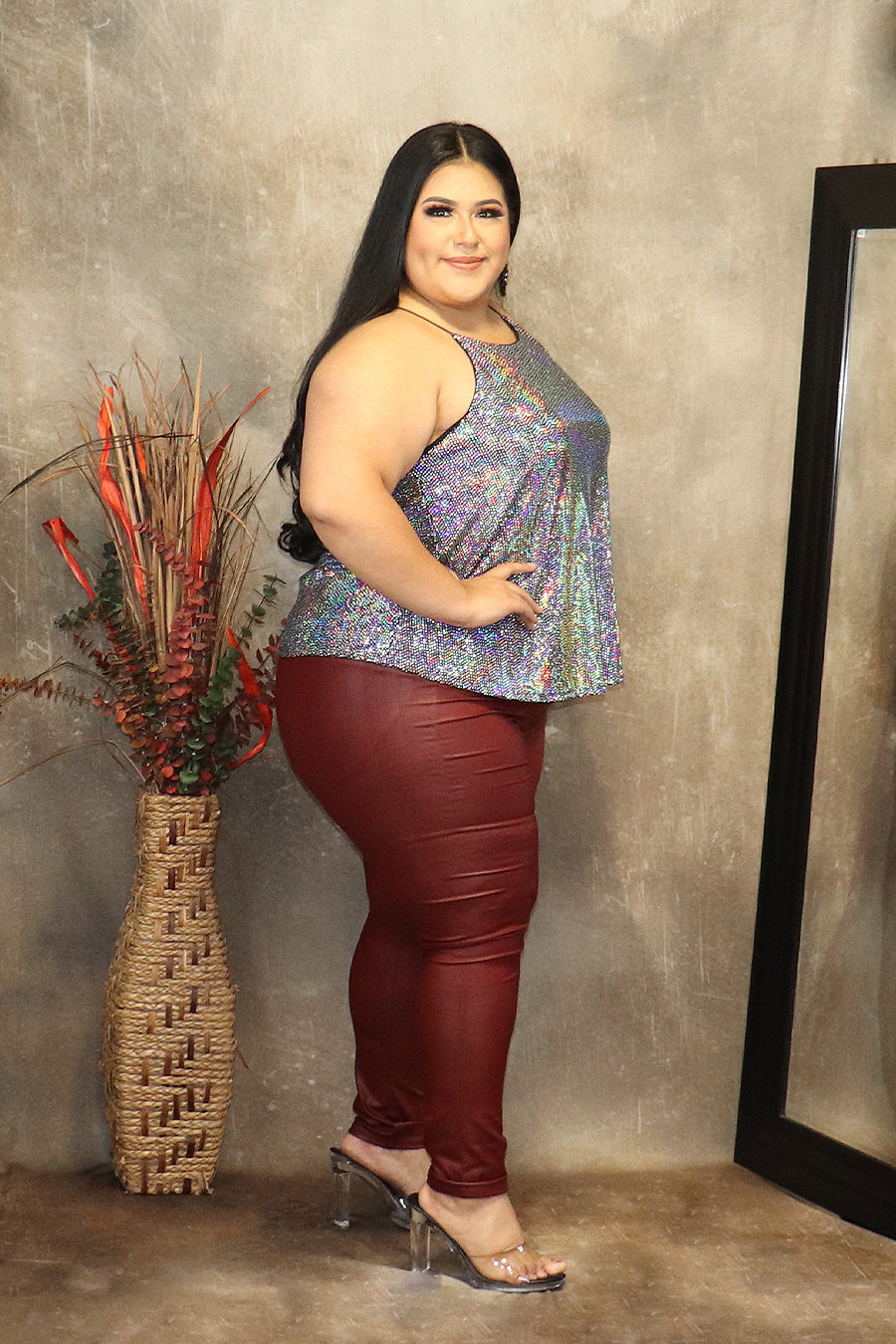 Eugenia Metalic Top Divas Plus
