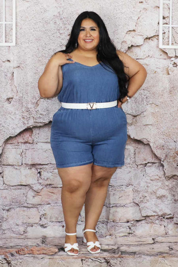 Noelle Romper Divas Plus Boutique