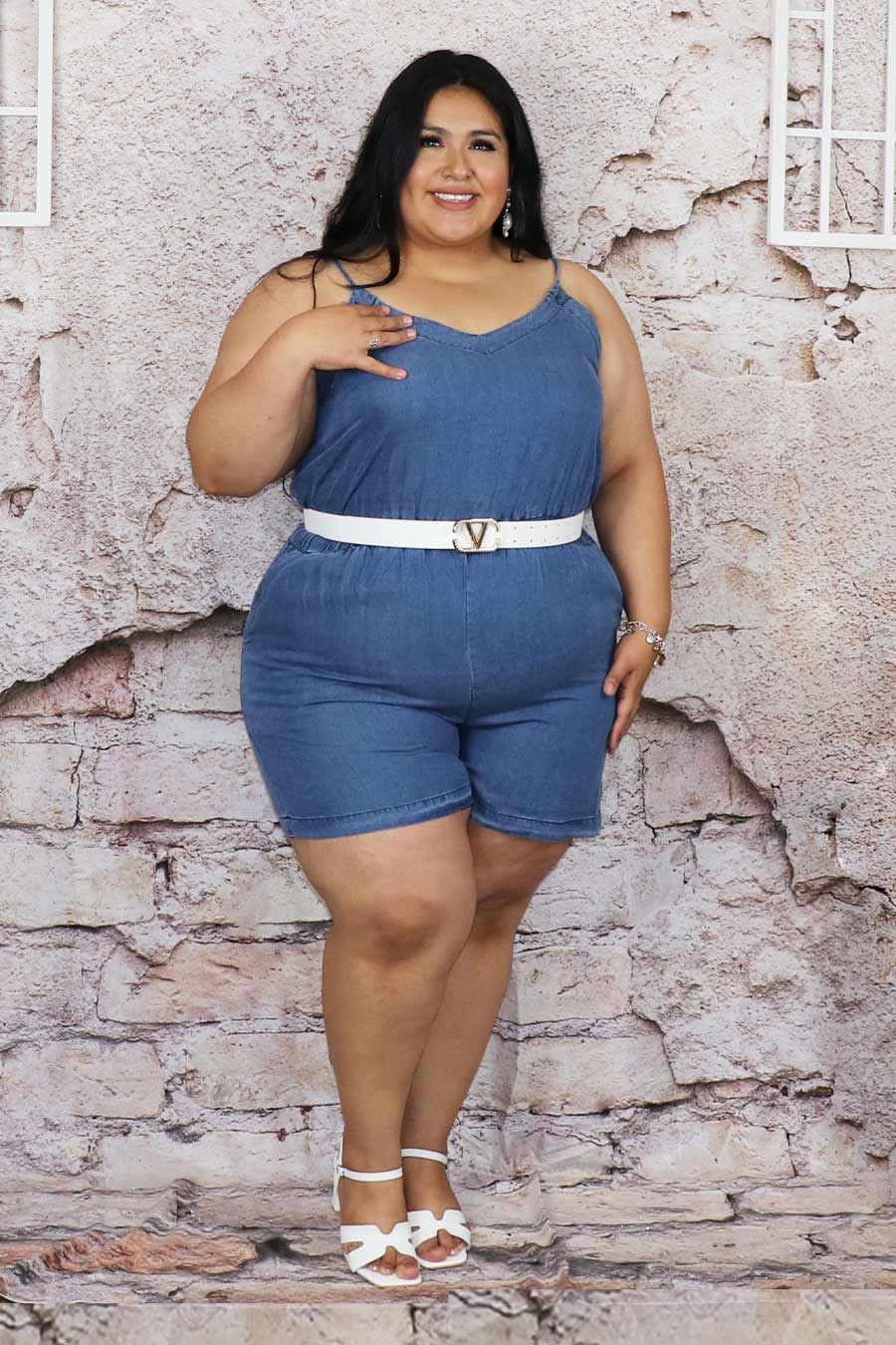 Noelle Romper Divas Plus Boutique