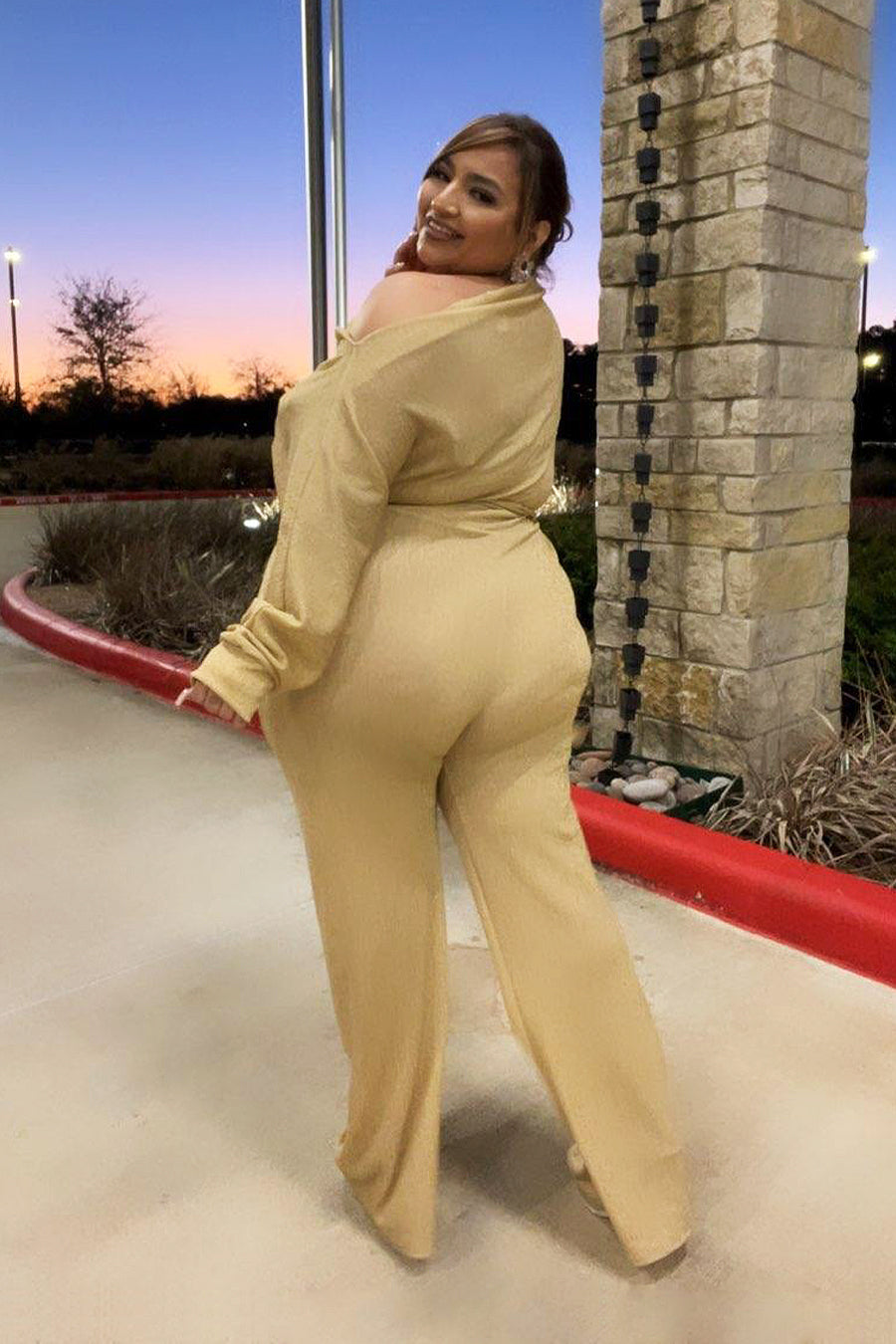 Doris's Glittery Jumpsuit Divas Plus
