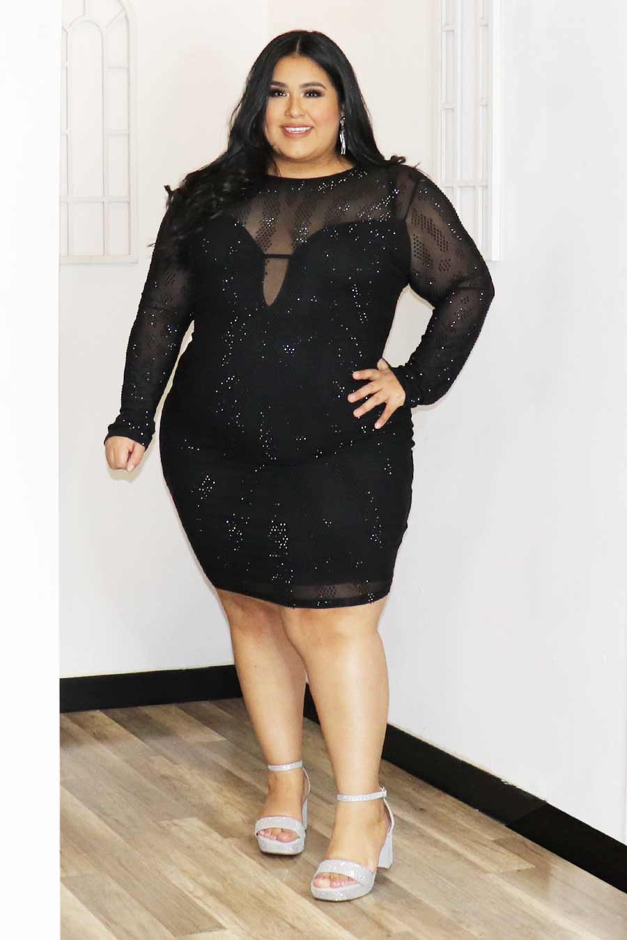 Karen Rhinestone Dress Divas Boutique