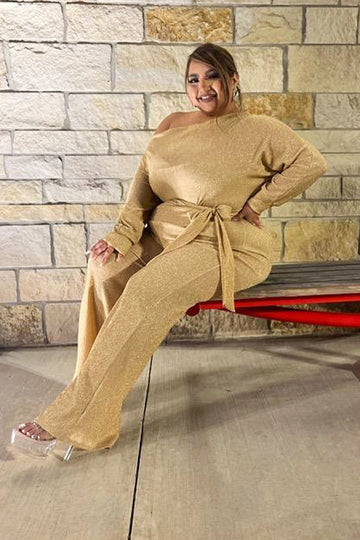 Doris's Glittery Jumpsuit Divas Plus