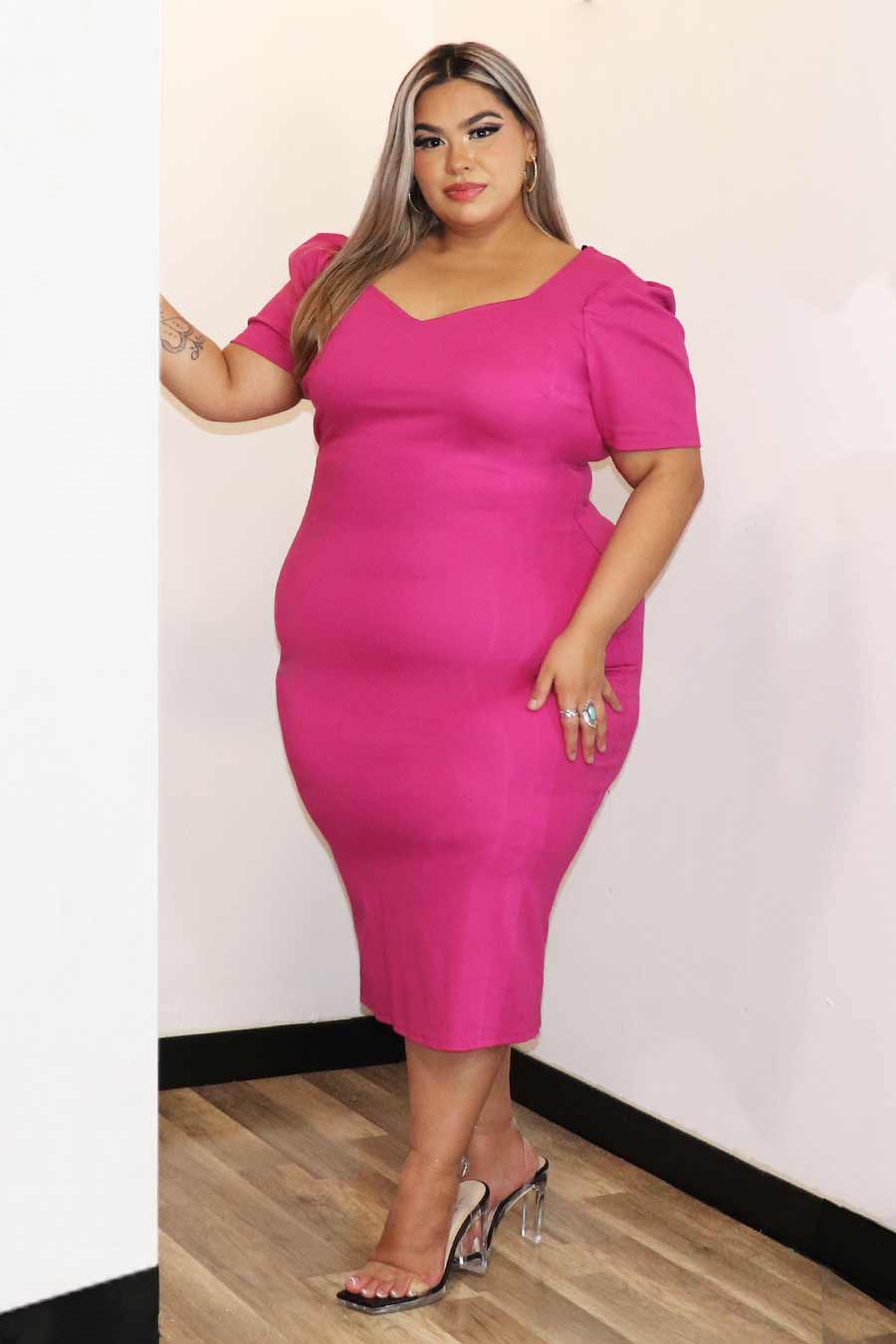 Sandra Midi Dress Divas Boutique