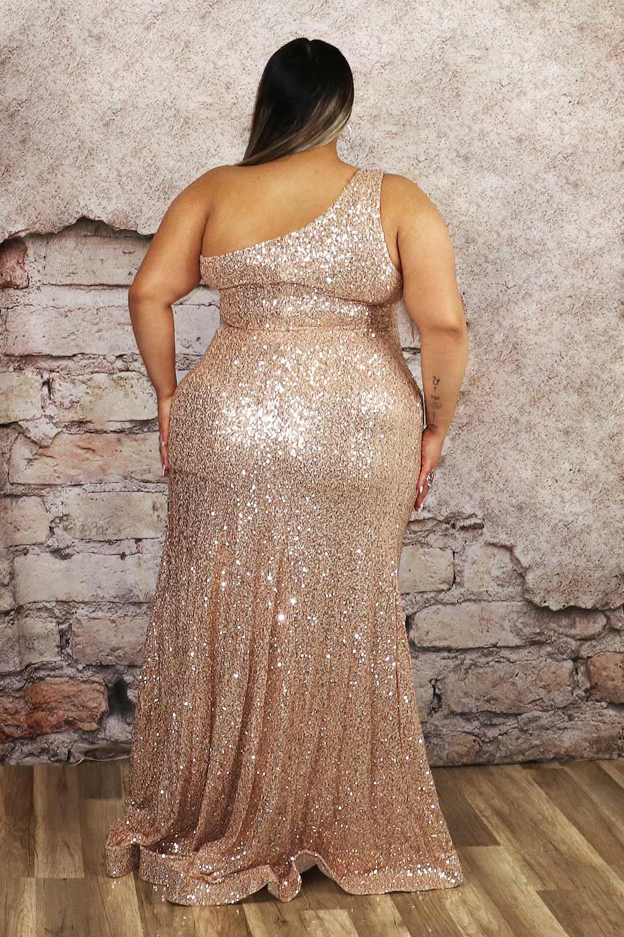 Yosmara Sequin Dress Divas Plus Boutique