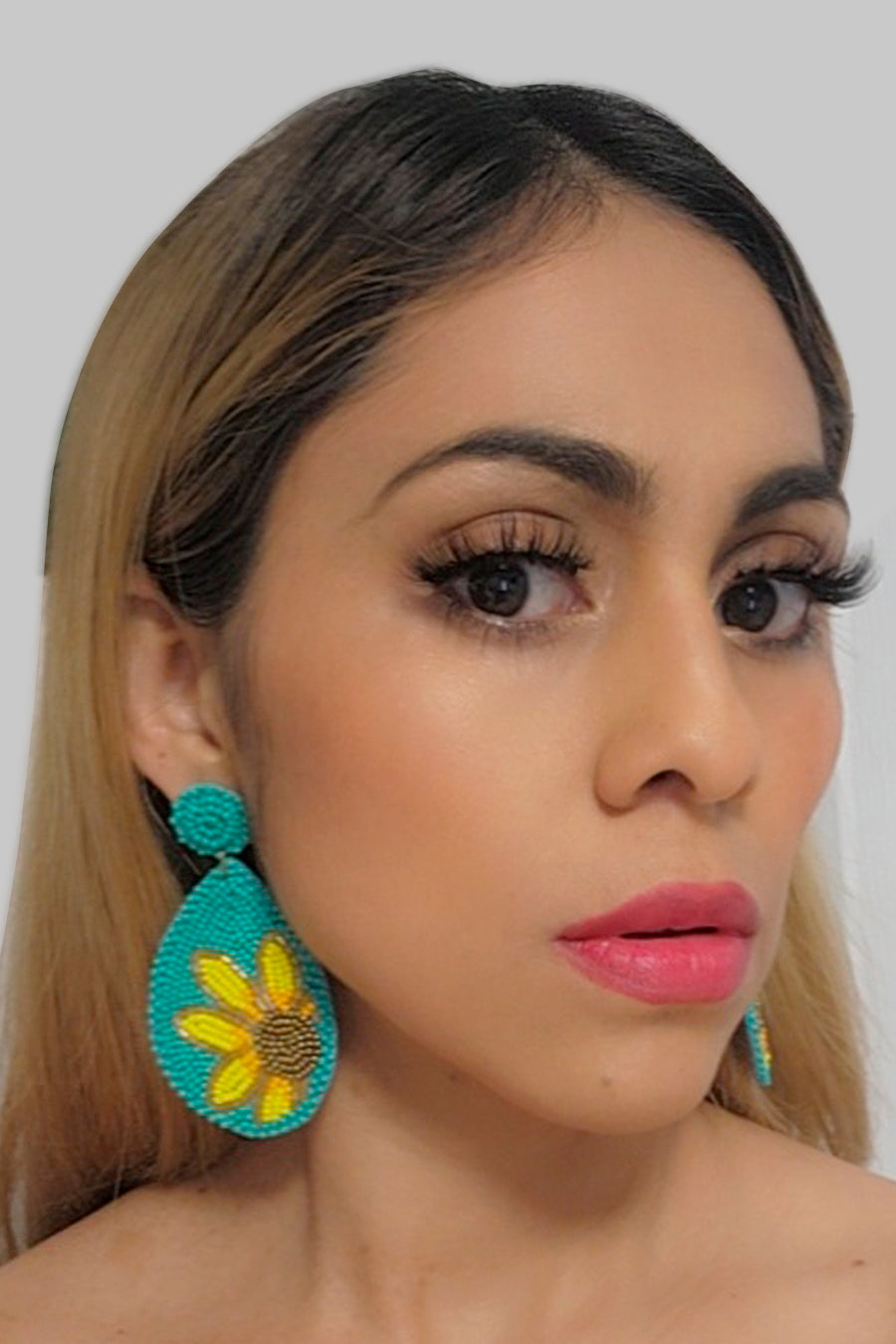 Lolita's Sunflower Seed Beautiful Earrings