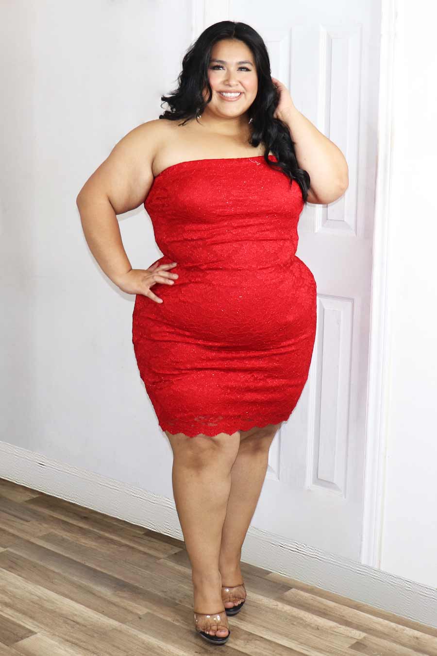 Irina's Strapless Dress Divas Plus Boutique