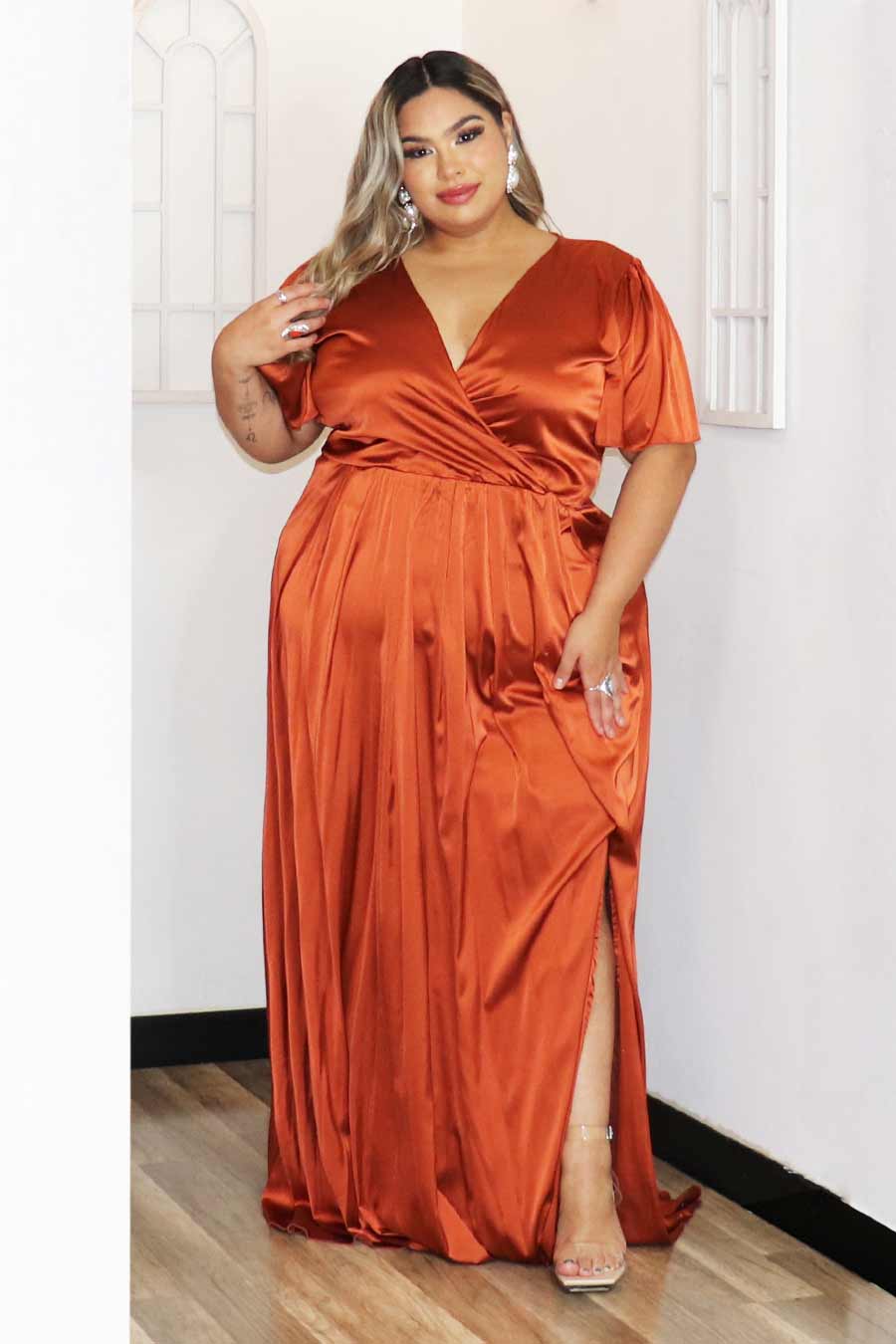 Analia Long Dress Divas Plus Boutique