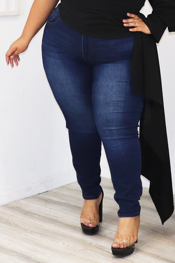 Lia M-Rise Ankle Legth Jean's Divas Plus