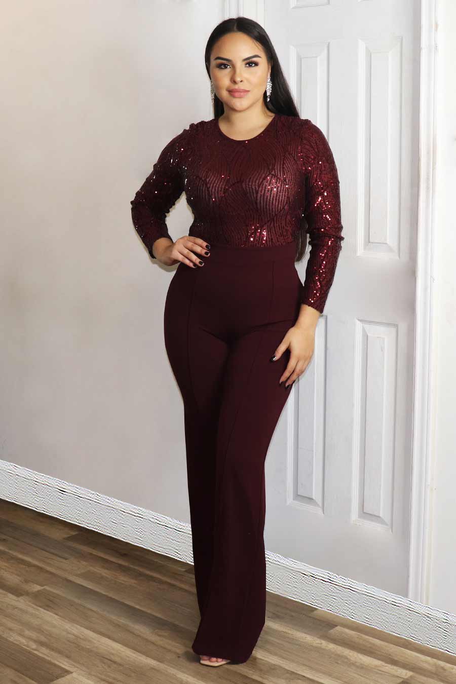 Rashel Sequence Jumpsuit Divas Boutique