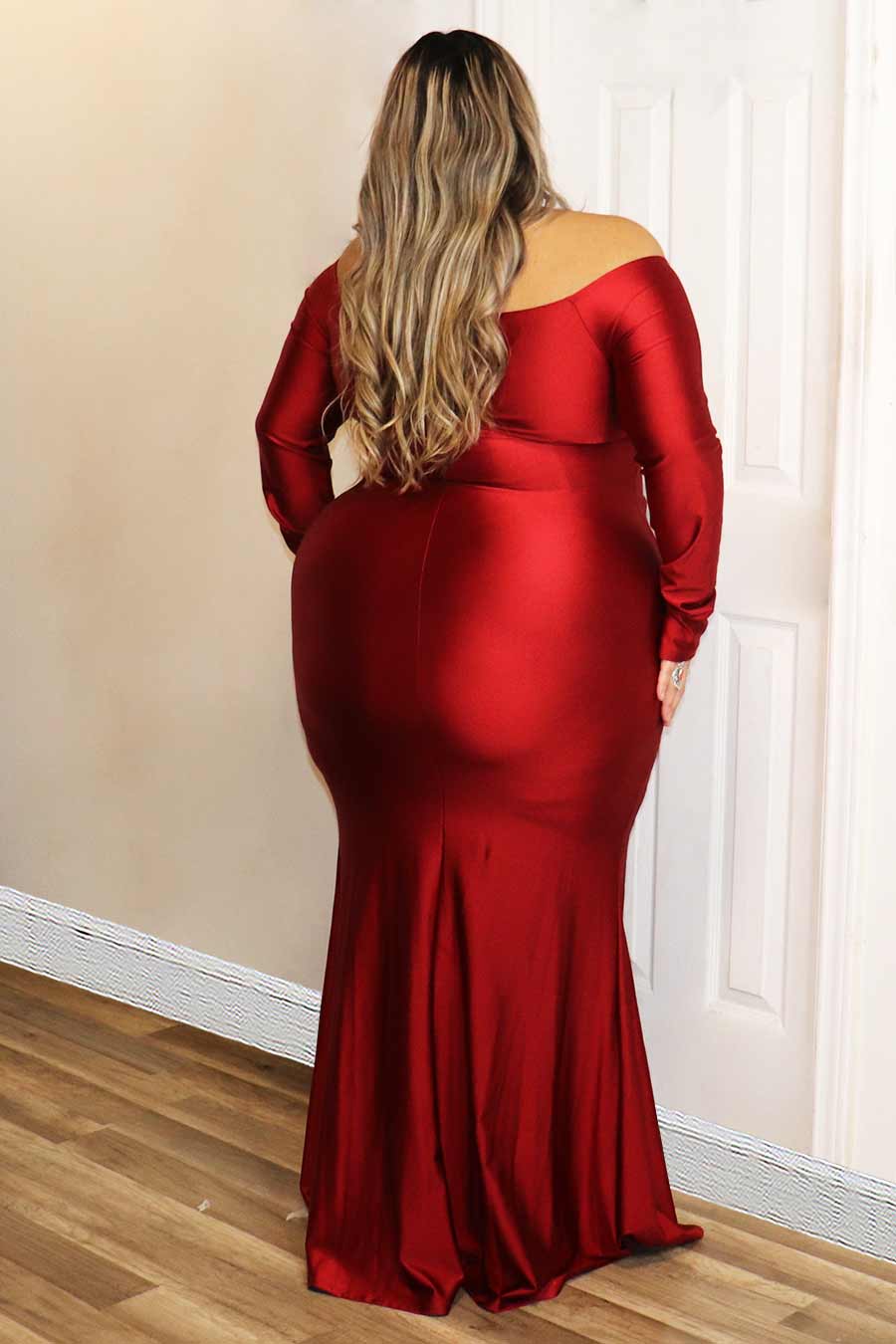 Airene Off Shoulder  Dress Divas Plus Boutique