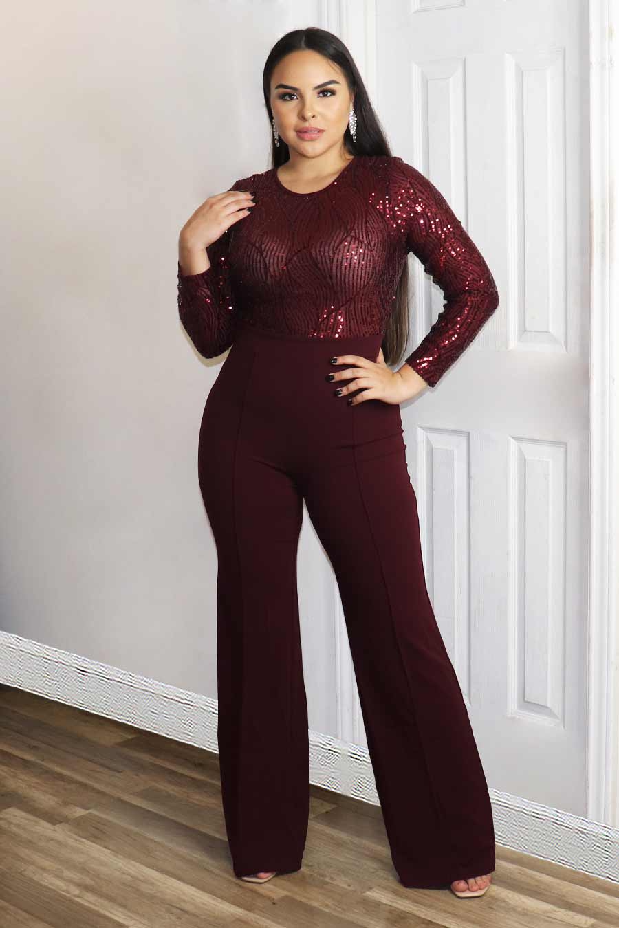 Rashel Sequence Jumpsuit Divas Boutique