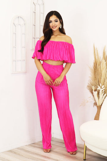 Daphne Pleated Matching Set Divas
