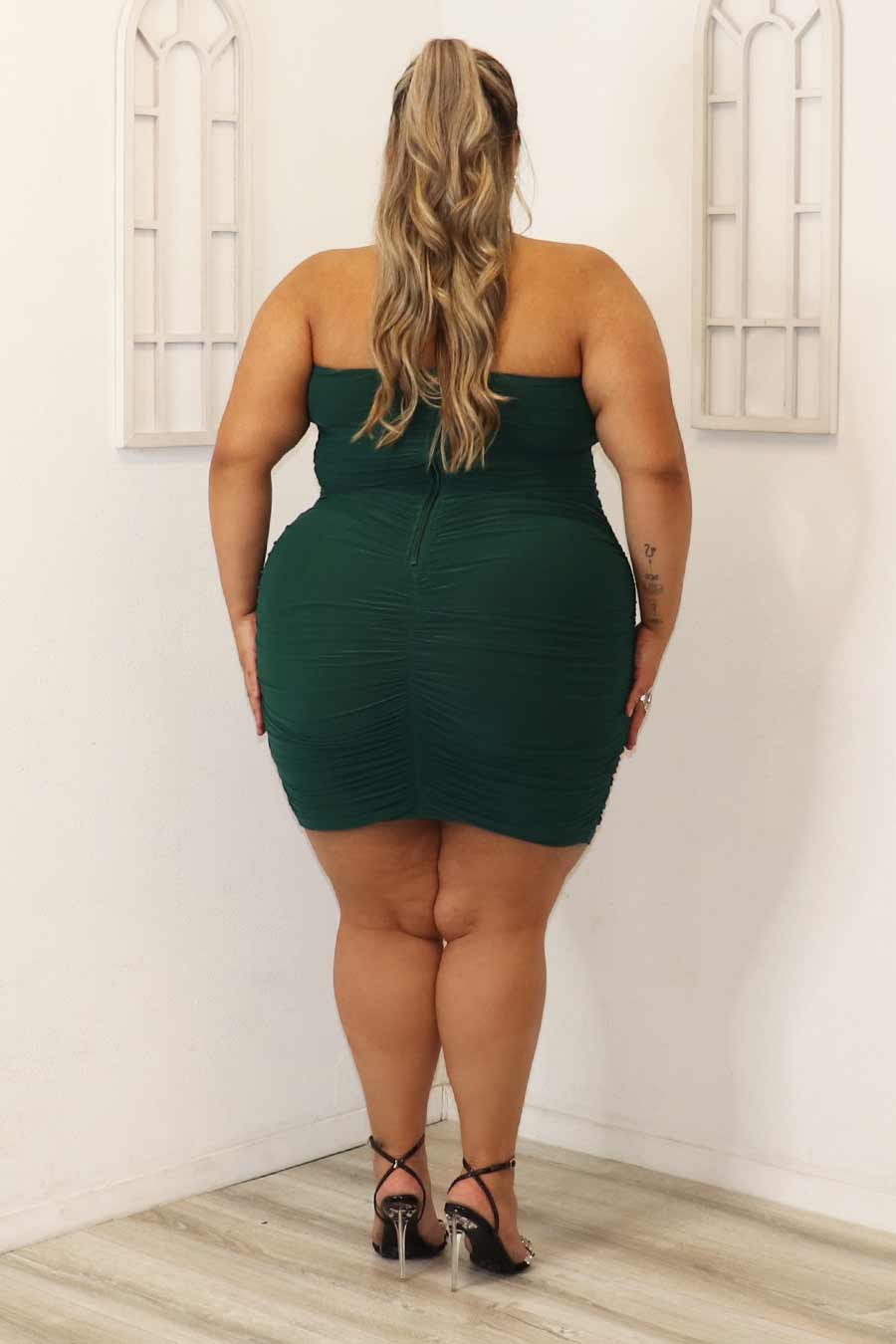 Aleia Strapless Dress Divas Plus Boutique