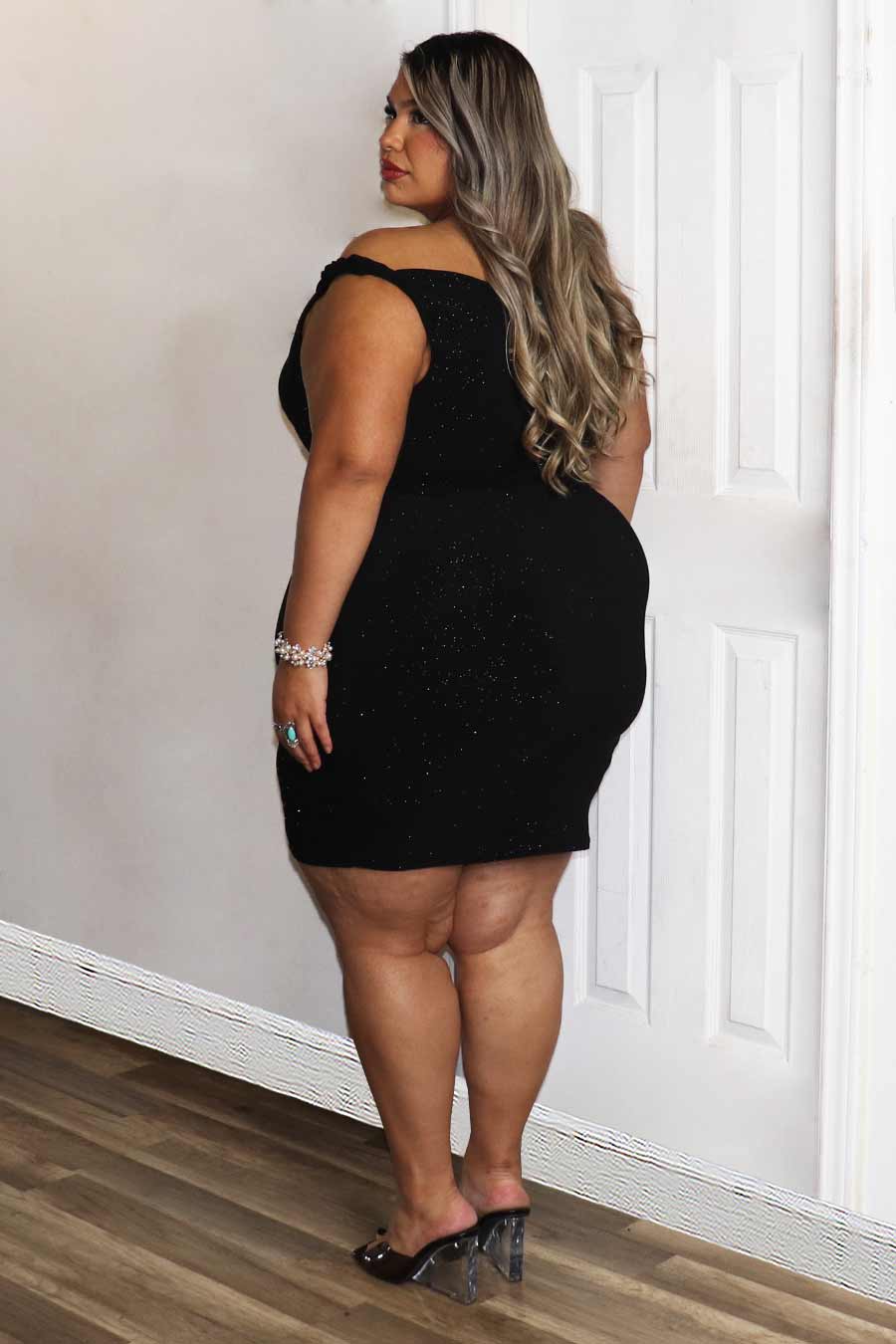 Ember Glittery Dress Divas Plus Boutique