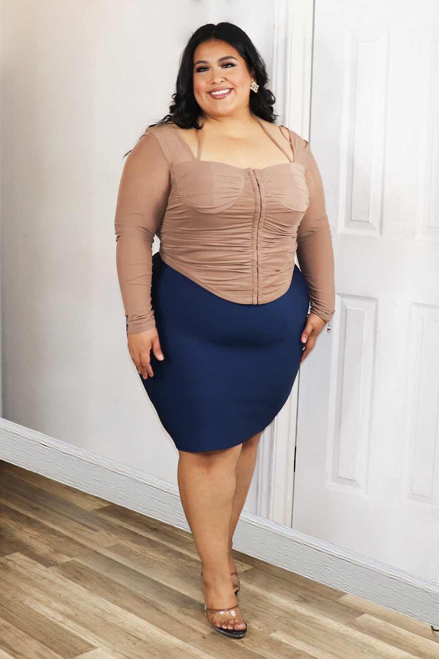 Marbella Long Sleeve Top Divas Plus Boutique