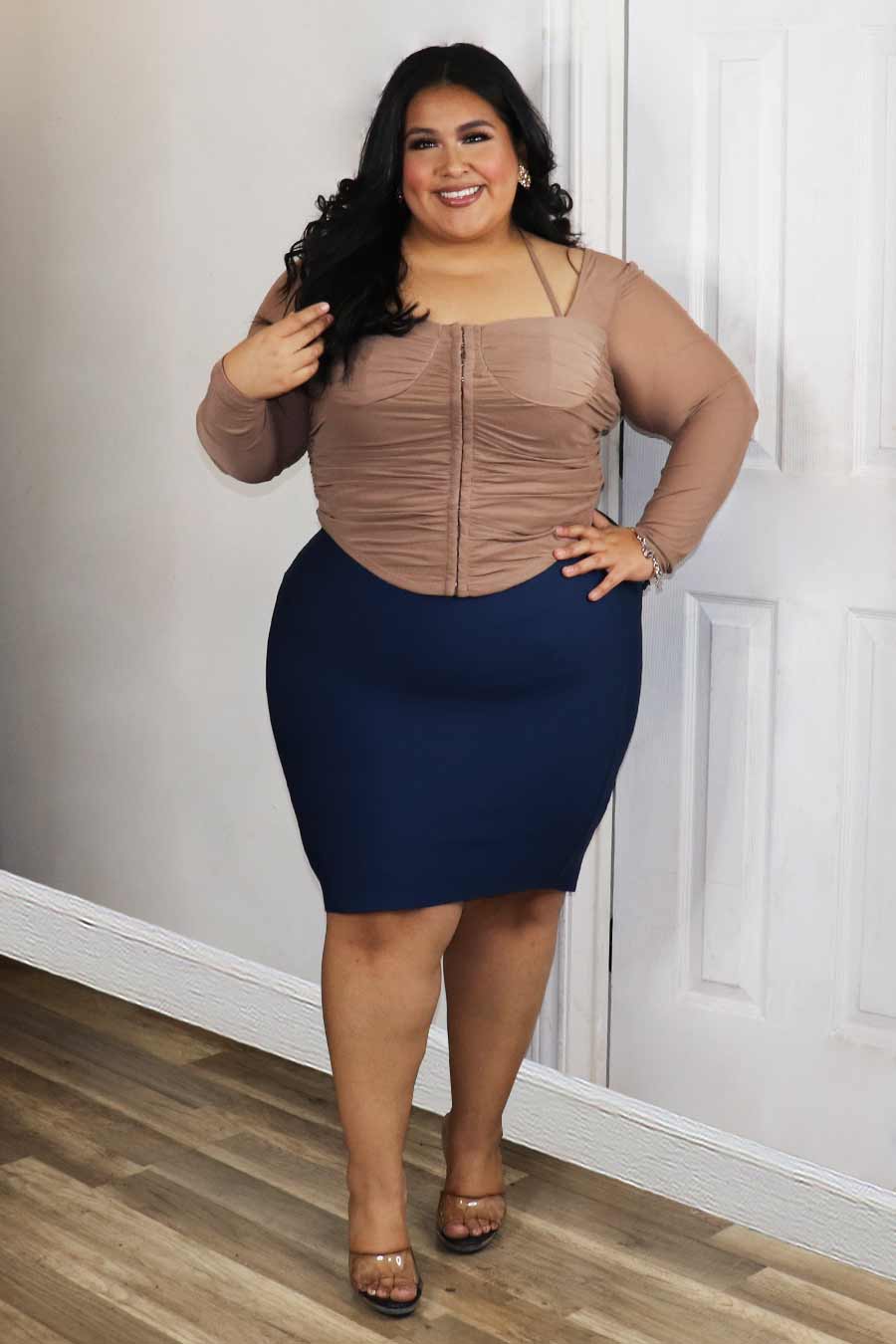 Marbella Long Sleeve Top Divas Plus Boutique