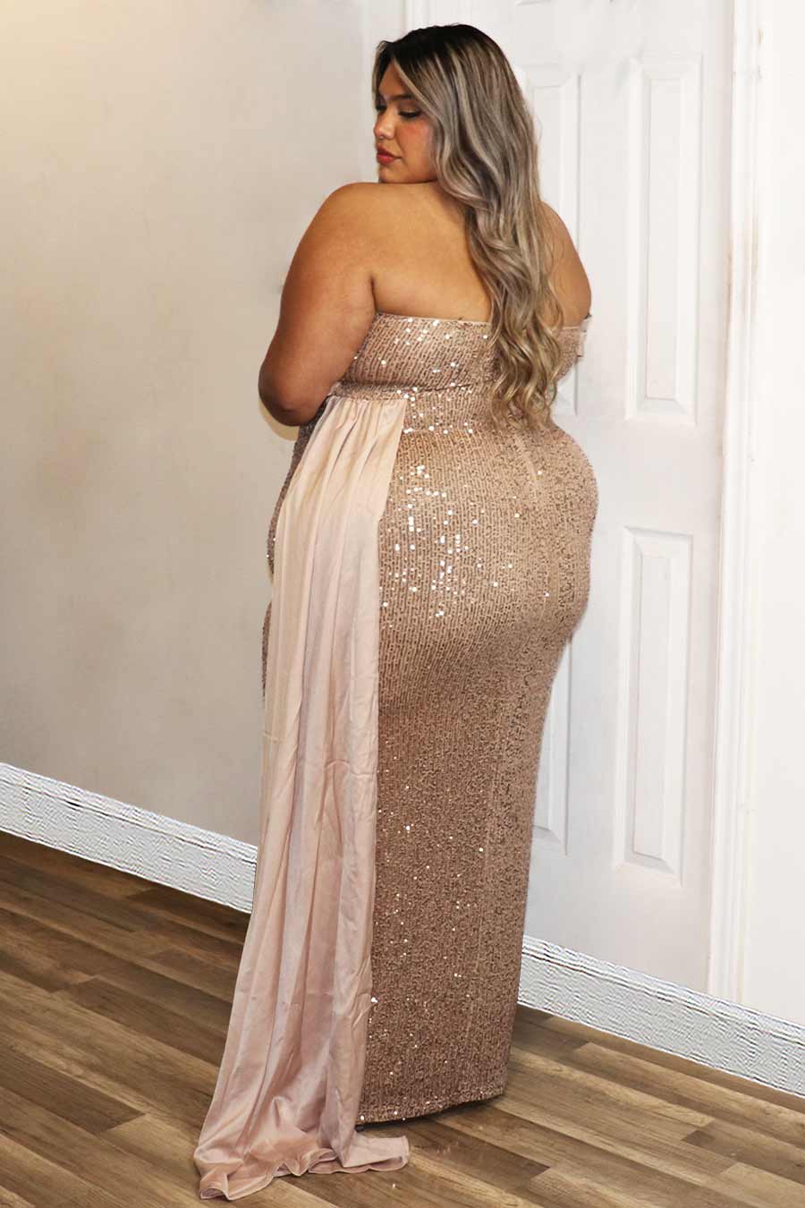 Damari Sequence Dress Divas Plus Boutique