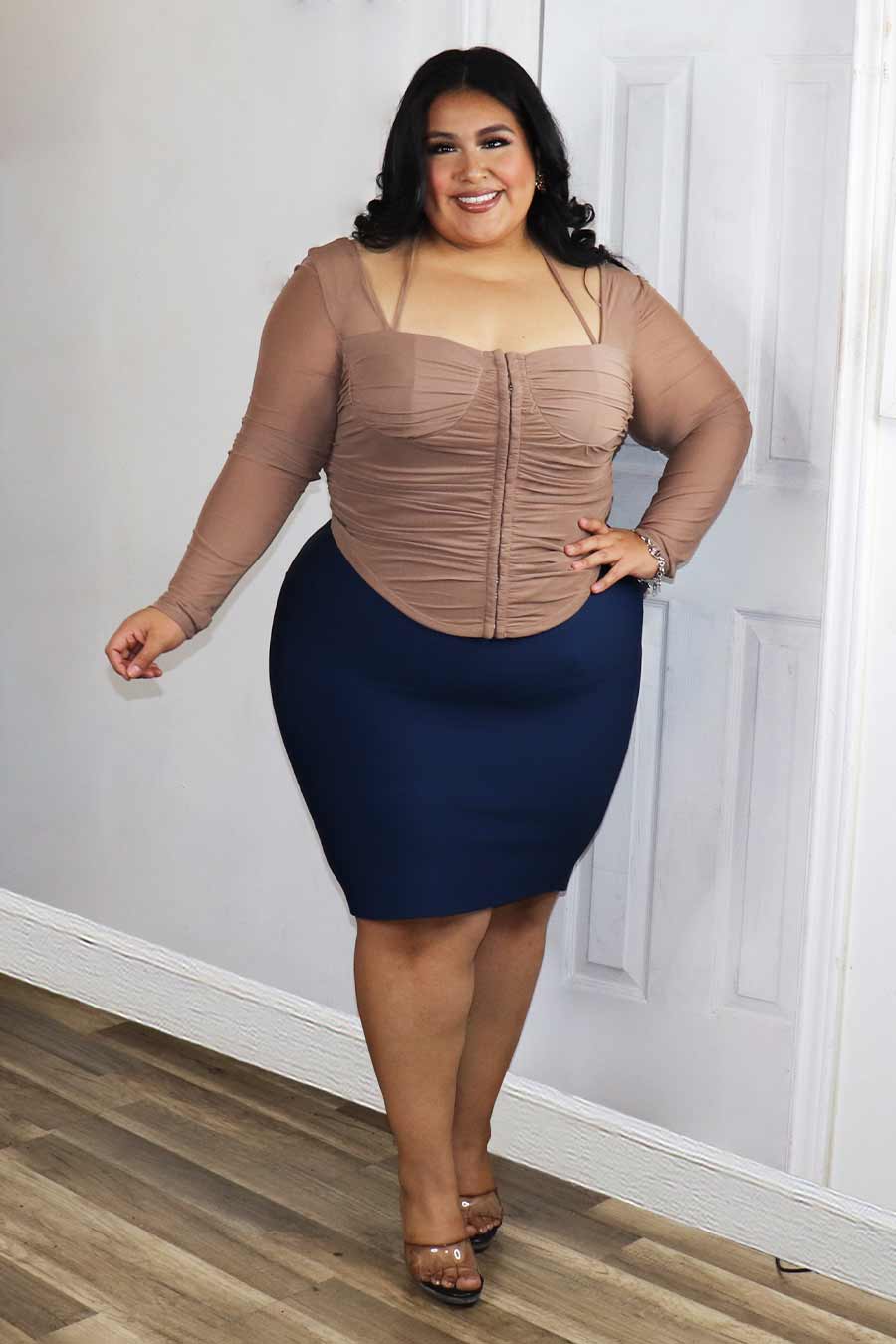 Marbella Long Sleeve Top Divas Plus Boutique