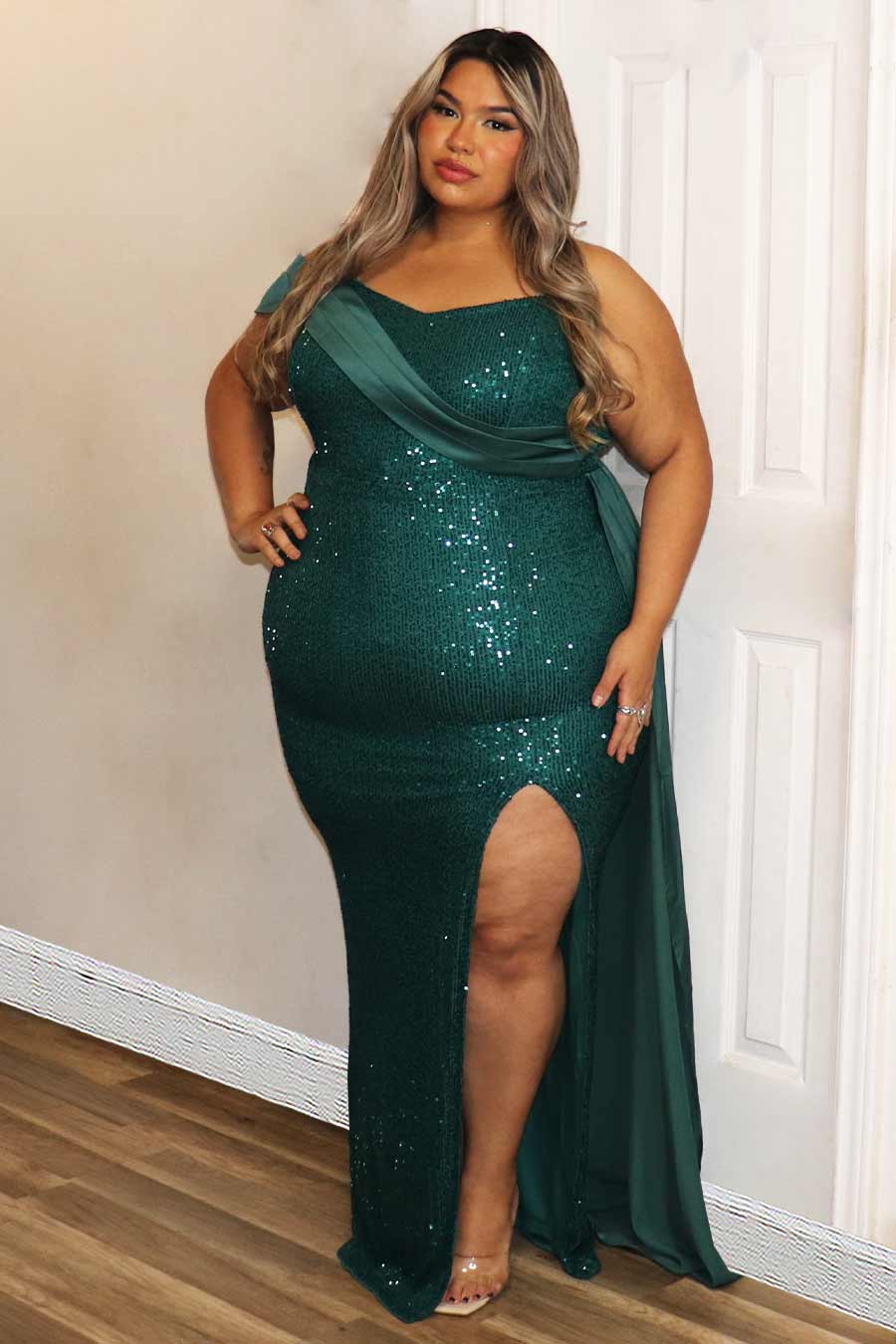 Damari Sequence Dress Divas Plus Boutique