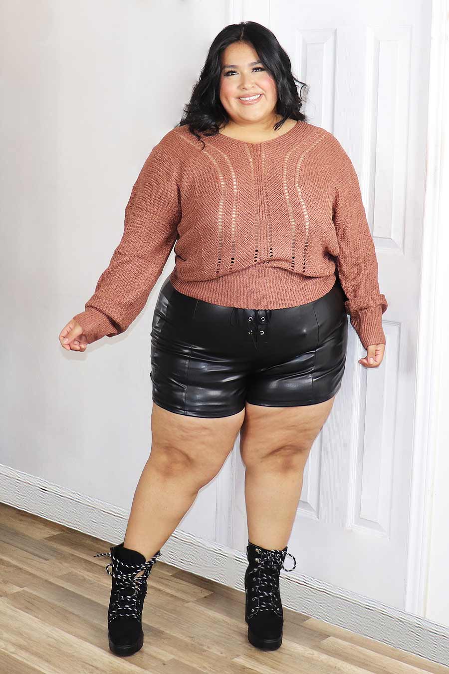 Giorgia Sweater Top Divas Plus Boutique