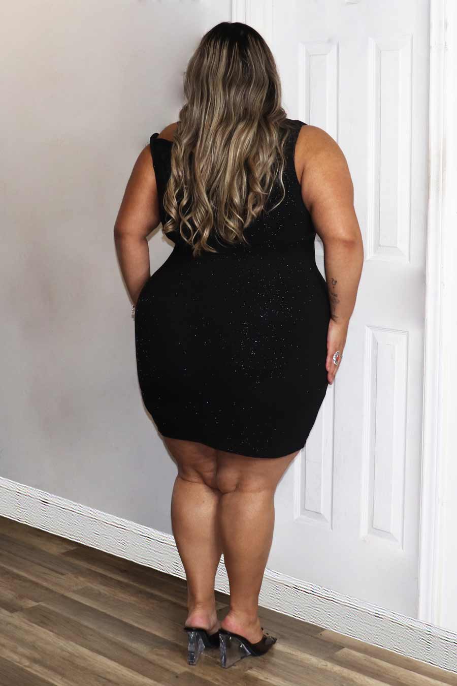 Ember Glittery Dress Divas Plus Boutique