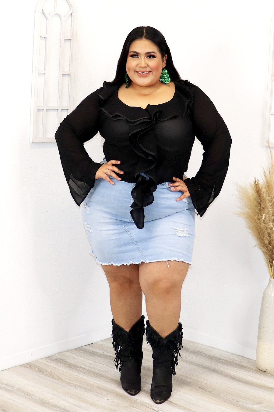 Izayana Blouse Divas Plus
