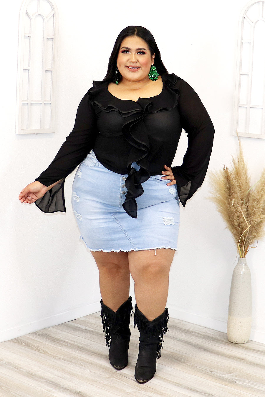 Izayana Blouse Divas Plus
