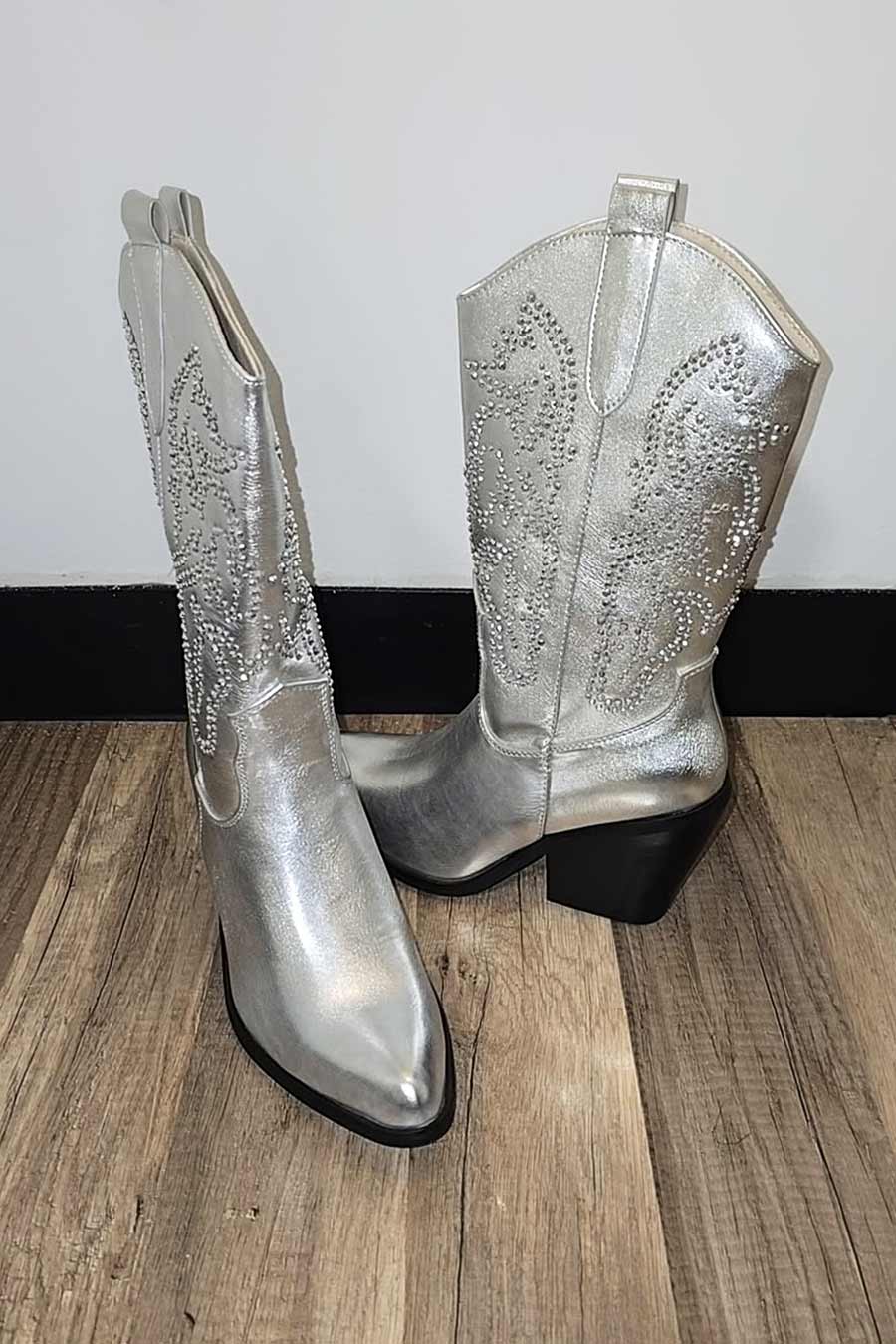 Rhinestones Boots