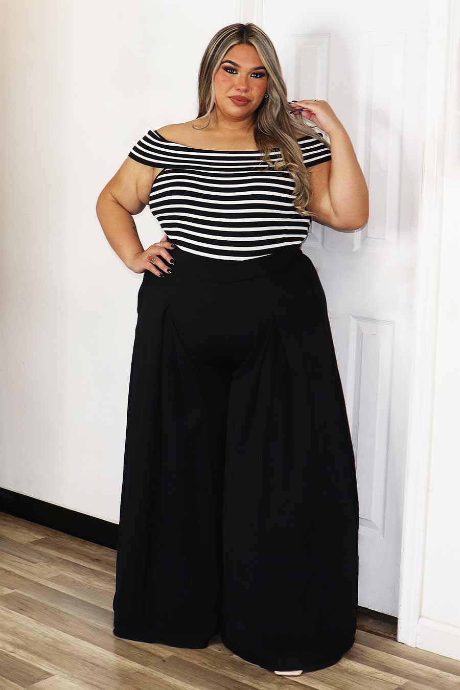 Beida Off Shoulder Top Divas Plus Boutique