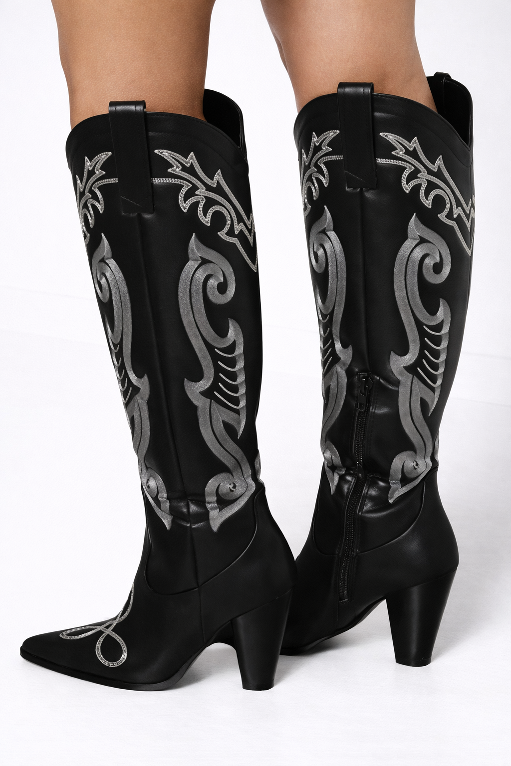 Embroidered Western Boots