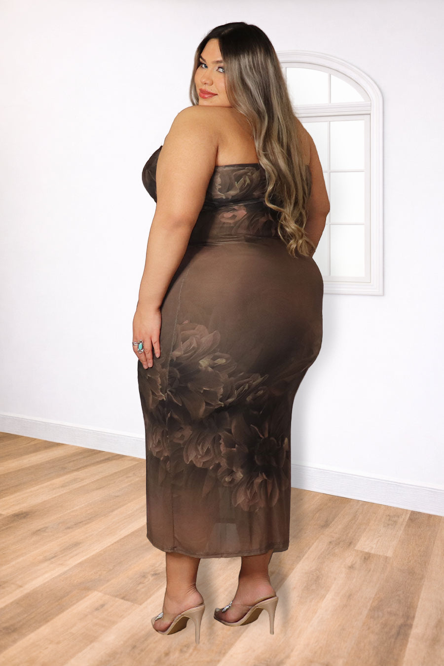 Plus Size Floral Maxi Dress – Scarlett Flowers | Divas Fashion Boutique