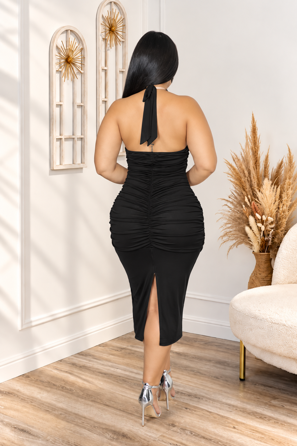 Renata Halter Midi Dress | Divas Fashion Boutique