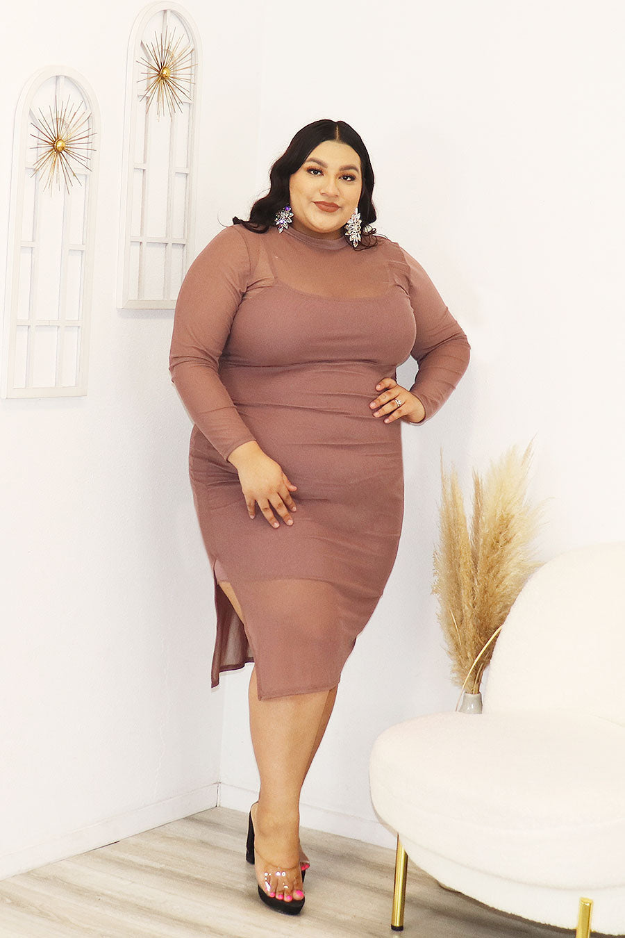 Vera Mock Neck Maxi Dress Divas